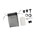 Miniatyrbilde 2 av 8: Bærbar Mini Luftpumpe Utendørs Multifunksjonell USB Lading Elektrisk Luftpumpe med 6 Forskjellige Luftdyser Hvit