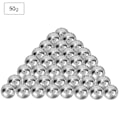 Miniatyrbild 2 av 8: 50g/påse Plätering ABS-pärlor Färgglada DIY-smycken Klädertillbehör Bröllopsdekor 10MM Silver