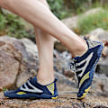 Miniatyrbild 3 av 4: Barfota Trail Running Strandsko för Män SvartVit