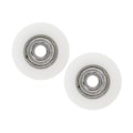 Miniatyrbillede 5 af 8: 30mm diameter Elite drivhus dørhjul udskiftningssæt
