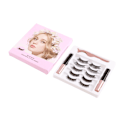 Pikkukuva 6 / 8: 5 paria magneettisia eyeliner-ripsiä, uudelleenkäytettävä 3D-vesitiivis, kevyt, lateksiton magneettiripsiä aplikaattorilla
