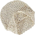 Miniatyrbilde 2 av 4: Blå Heklet Slouchy Lue for Kvinner - Håndlaget, Perfekt for Vår og Høst