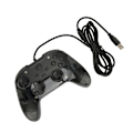 Miniatyrbild 4 av 8: Trådbunden spelkontroll Dubbel vibration RGB Transparent skal Gamepad Joystick för Xbox PC Svart