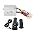 Miniatyrbilde 2 av 8: Børste Controller Gashåndtak Kit God Varmespredning Elektrisk Sykkel Controller Kit 24V 350W