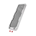 Miniatyrbild 6 av 8: Aluminiumradiator värmeavledare dator vattenkylning vätskevärmeväxlare vit (360mm)