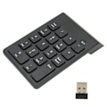 Miniatyrbild 1 av 8: 2,4G trådlös numerisk knappsats Chokladtangenter Plug and Play 18 tangenter numerisk numerisk knappsats för bankrevisor