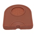 Miniatyrbillede 2 af 8: Kaffe Tamper Pad Silikone Anti Slip Tamper Måtte Blød Harmløs Hjørne Tampe Måtte til HusholdningBrun