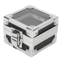 Miniatyrbillede 3 af 8: Sømborebits Opbevaringsboks 25 huller Gennemsigtig Clamshell Lock Design Støvtæt sømborebits Desktop Container Sort