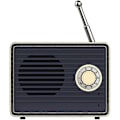 Pikkukuva 1 / 5: Langaton retrokaiutin, kannettava retro Bluetooth USB -kaiutin sisäänrakennetulla mikrofonilla, pöytäkoneen kirjahyllyn juhlakaiutin (musta)