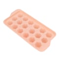 Miniatyrbillede 8 af 8: Isbakke med nem afformning, isbakkeform i fødevarekvalitet PP, isbakke med låg, sød isbakke til køleskab, diamant 18 gitre, pink