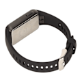 Miniatyrbilde 5 av 8: Smart Watch Alloy Silikon Glass 210mah 30m Vanntett LED Fitness Watch for Familievennlige Kolleger Black Band Black Shell