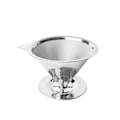 Miniatyrbillede 1 af 3: Rustfrit Stål Hæld-Over Kaffe Drypper - Langsom Dryp Kaffe Maskine med Skridsikker Kop