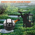 Miniatyrbillede 5 af 5: Solar Sort Katte Lys Solcellelampe Udendørs Have Dekoration