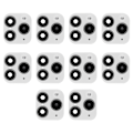Miniatyrbillede 4 af 8: 10 stk. kamera klistermærke linse cover skift falsk beskyttelsesfilm til IOS 11 til IOS X/xr/xs MaxSilver