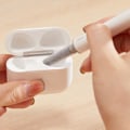 Miniatyrbilde 4 av 5: Bluetooth-ørepropper rengjøringspenn Multifunksjons øretelefoner Veske rengjøringsverktøy for IOS-ørepropper 3 svart