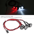 Pikkukuva 7 / 8: RC Crawler LEDs Light Bar kattovalaisimen lisävaruste Axial scx10 Traxxas trx 4 -autoon (punainen valkoinen)