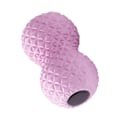 Miniatyrbilde 2 av 8: Fysisk massasjeball elastisk myk bærbar kompakt EVA-materiale praktiske muskelslippkuler for hjem dobbel ball rosa
