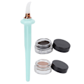 Miniatyrbilde 5 av 8: 4 stk silikon eyeliner applikator sett vanntett eyeliner profesjonell eyeliner sminkeverktøy cyan