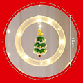 Miniatyrbild 3 av 5: Juldekoration för fönster med önskekula, blinkande LED-lykta, stjärnklar julgransljusslinga, USB-istappsljus