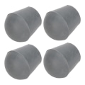 Miniatyrbillede 4 af 8: 10 stk Walking Stick Tip Skridsikker Grå Stærkt Grip Tykke Rund Walking Cane Tip til ældre 0,9 tommer