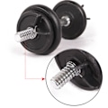 Miniatyrbillede 8 af 8: 4 stk. Håndvægt fjederclips Vægtløftning Styrketræning Låseklemme Spinlock Barbell Krave Låsediameter 28mm
