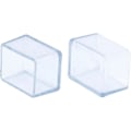 Miniatyrbild 1 av 5: 12-pack Rektangulära PVC Stolsbensskydd Repskydd Möbelfötter - 30 x 40 mm (3,0 x 4,0 cm) - Transparent