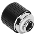Miniatyrbillede 2 af 8: Rørkompressionsfitting G1/4in gevind indvendig sekskant M8 fastgørelse hårde rørfittings til computer vandkølesystemsort