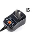 Miniatyrbillede 2 af 8: Universal 100-240V til 3V/4.5V/5V/6V/7.5V/9V/12V 12W Justerbar AC/DC Oplader Adapter Switching Strømforsyning
