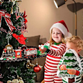 Miniatyrbilde 2 av 4: Juletrepute - Merry Christmas Fylte Puter(C)