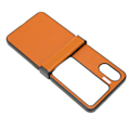 Miniatyrbild 8 av 8: Telefon Läder Case Randigt vikbart cover Förhindra fall för Oppo Find N2 Flip