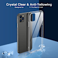 Miniatyrbild 2 av 7: TPU Transparent Skal 1.5mm Ultra Tunn Slank Anti-Guling Skyddande Telefonfodral Tillbehör för Iphone 11 Pro Max 6.5 Tum
