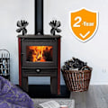 Miniatyrbillede 4 af 4: Brændeovnsventilator 40 C Start Lydløs Drift, 4 Blade Brændeovnsventilator er Drevet af Varme, Ecofan til Brændeovn, Pejs