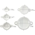 Miniatyrbillede 2 af 5: Perfekt Dumpling Maker Sæt - 5 Pak Dumpling Værktøjer med Flere Størrelser, Ideel til Tærter og Dejpresse - 5,5/7,5/9,5/12/15,5cm