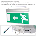 Miniatyrbilde 8 av 8: 110‑240V Akryl LED-nødskiltlampe Venstre Høyre Evakueringsindikatorlys