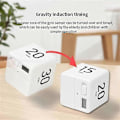 Miniatyrbillede 3 af 5: Miracle Cube Timer Hvid Køkken Timer Børne Timer Trænings Timer Moderne