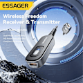 Miniatyrbillede 5 af 5: Bluetooth Audio Receiver Transmitter med Mikrofon Stereo Musik