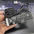 Miniatyrbillede 4 af 5: Bundkort Usb2.0 9pin Hub Splitter 1 Ind 4 Ud 20cm Forlængerkabel Konnektor