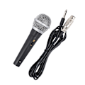 Miniatyrbilde 4 av 8: XLR-mikrofon med XLR til 1/4-tommers kabellydtilkobling Håndholdt mikrofon egnet for scenekaraoke-sang og opptak