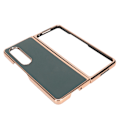 Miniatyrbild 3 av 8: Fodral för Samsung Galaxy Z Fold 4 Nano Plating Äkta läder Reptåligt Grönt