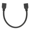 Miniatyrbillede 5 af 8: DP hun til hun forlængerkabel høj opløsning 4Kx2K guldbelagt 30 cm længde 2 porte DP forlænger adapter kabel