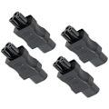 Miniatyrbild 5 av 8: IEC320 C8 till IEC320 C5 Converter 10A 250V 2.5A 250V Power Adapter för Laptop Power UPS Server 4st