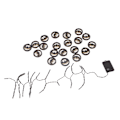 Miniatyrbillede 1 af 8: Halloween String Lights IP65 Vandtæt 3D træ Halloween Dekoration LED String Lights med 20 Bat Lights til fest