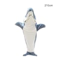Miniatyrbillede 1 af 5: Tegneserie Haj Sovepose Pyjamas Sofa Lur Havfruehale Tæppe Flanel Fleece 210cm