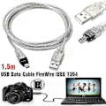 Miniatyrbilde 1 av 5: For Mini Dv Minidv Usb Datakabel Firewire Ieee 1394 Hdv Videokamera For Redigering Pc 2024-Ny-D11