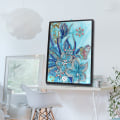 Pikkukuva 5 / 8: 5D- diamond painting muistikirja kirjontapäiväkirjakirja 50 sivua Butterfly &amp; Kukkakuvioiset tee-se-itse-timanttilahjat