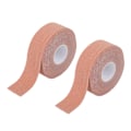Miniatyrbillede 5 af 8: 2 æsker Brystløftstapes Bryststøtte Boobytape BH Nipple Cover Bob Tape Beige til store bryster