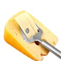 Miniatyrbillede 3 af 4: Håndholdt Ostehøvl i Rustfrit Stål, Multifunktionel, Non-stick, Opvaskemaskinefast, Sølv