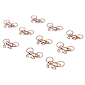 Miniatyrbillede 6 af 8: 100 stk. sjove papirclips i form som søde cykler, galvaniseringsproces, papirclips til kontorer, hjem og skole