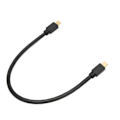 Miniatyrbilde 2 av 8: DP hann til DP hann støtter 8K ved 60HZ 4K ved 144HZ 2K ved 165Hz DP1.4 kabel 30cm Mini DP kabel for datamaskin DVD TV