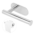 Miniatyrbillede 4 af 8: Moderne slagfri rullepapirholder i rustfrit stål til badeværelset (433045 blank overflade)
